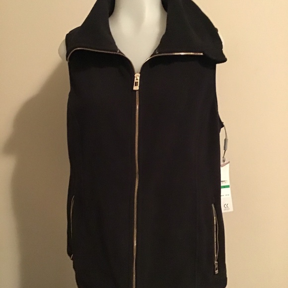 🔥NWT, CALVIN KLEIN, size large, black with gold zippers - Picture 1 of 3